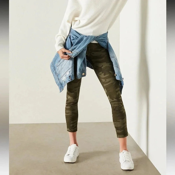 Levi's® 711 Camo Crop Ankle Skinny Jeans Size 29 - Picture 4 of 14